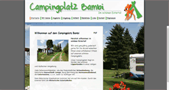 Desktop Screenshot of camping-bambi.de